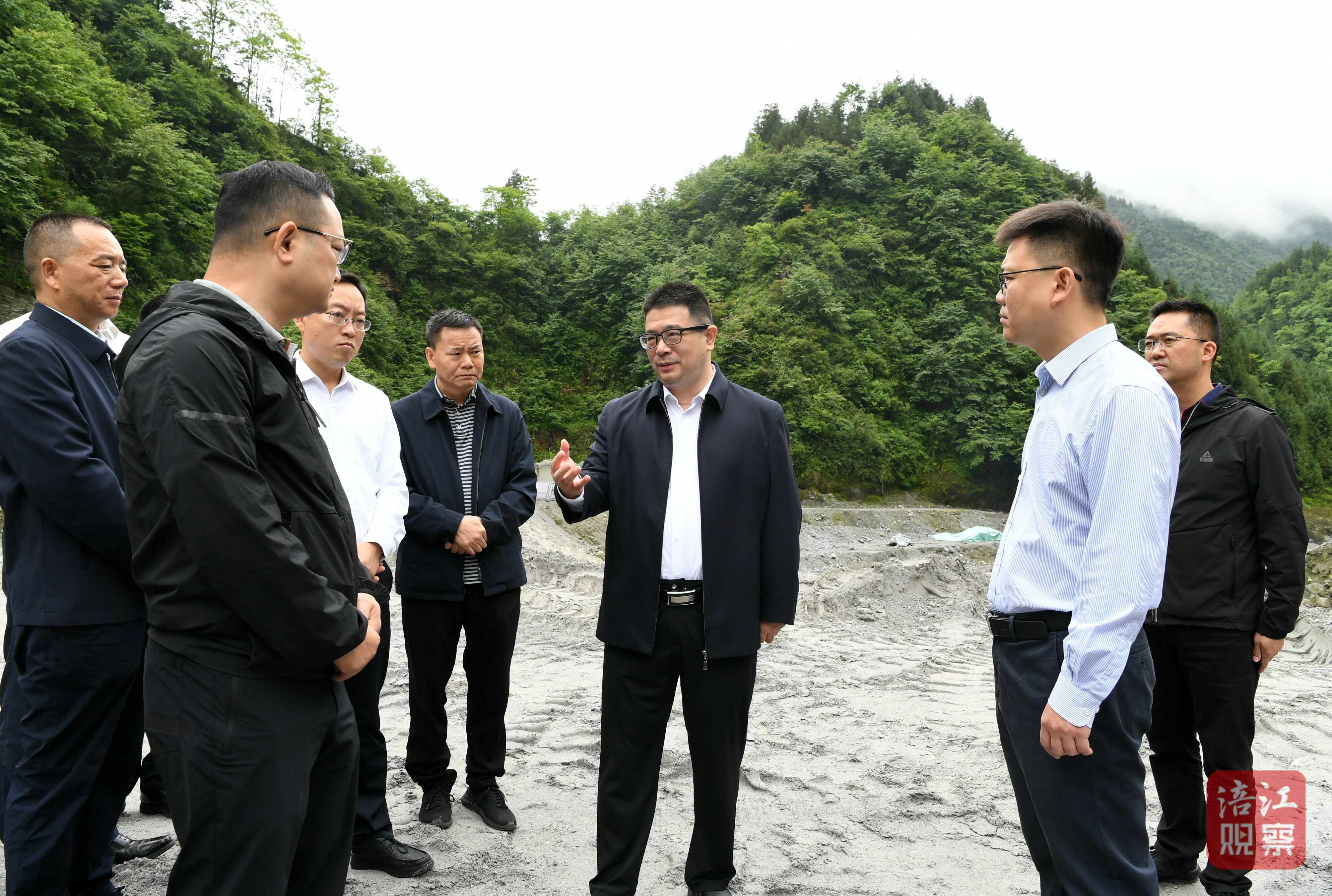 2023年6月4日，李云赴安州高川督導(dǎo)檢查防汛減災(zāi)、地災(zāi)防治工作1  張莉 攝.jpg